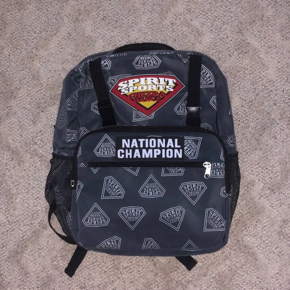 Varsity Spirit Sports National Champion Black & Red Backpack